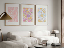 Load image into Gallery viewer, Retro Flowers Set of 3 | Gallery Wall