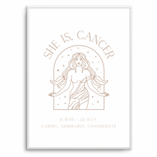 Load image into Gallery viewer, She is Cancer