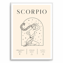 Load image into Gallery viewer, Scorpio Zodiac I