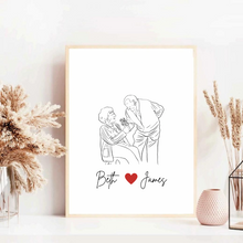 Load image into Gallery viewer, Love V | Personalised | Art Print