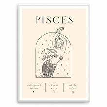 Load image into Gallery viewer, Pisces Zodiac I
