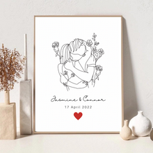 Load image into Gallery viewer, Love II | Personalised | Art Print