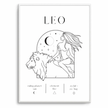 Load image into Gallery viewer, Leo Zodiac II