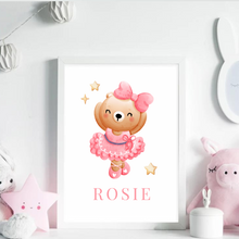 Load image into Gallery viewer, Personalised Baby Ballerina Teddy Pink