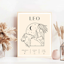 Load image into Gallery viewer, Leo Zodiac I