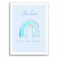 Load image into Gallery viewer, Personalised Baby Boy Rainbow