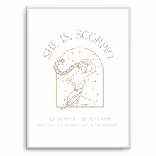 Load image into Gallery viewer, She is Scorpio