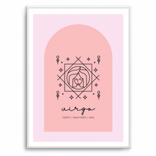 Load image into Gallery viewer, Virgo Zodiac Pink Arch