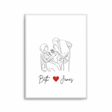 Load image into Gallery viewer, Love V | Personalised | Art Print