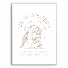 Load image into Gallery viewer, She is Aquarius