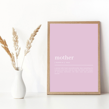 Load image into Gallery viewer, Mother Definition Pink | Art Print
