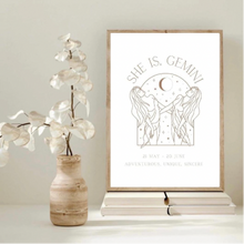 Load image into Gallery viewer, She is Gemini