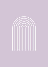 Load image into Gallery viewer, Boho Arch Blue & Mauve Set of 2