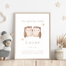 Load image into Gallery viewer, Personalised The Gemini Baby