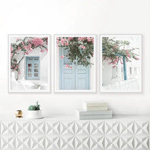 Load image into Gallery viewer, Greece Santorini Blue Set of 3