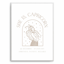 Load image into Gallery viewer, She is Capricorn