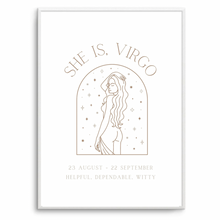 Load image into Gallery viewer, She is Virgo