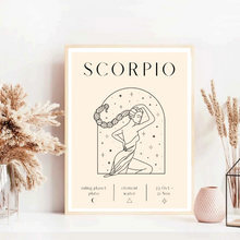 Load image into Gallery viewer, Scorpio Zodiac I