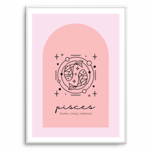 Load image into Gallery viewer, Pisces Zodiac Pink Arch