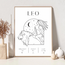 Load image into Gallery viewer, Leo Zodiac II