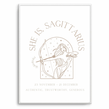 Load image into Gallery viewer, She is Sagittarius