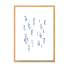 Load image into Gallery viewer, Little Fishies Blue | Wall Art
