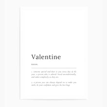 Load image into Gallery viewer, Valentine’s Definition White
