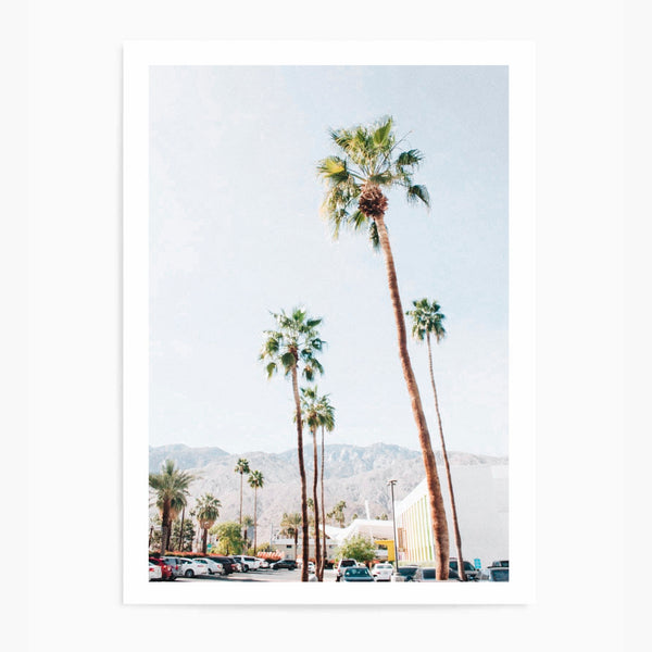 Palm Trees & Hills | Art Print