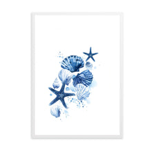 Load image into Gallery viewer, Shells Blue | Wall Art
