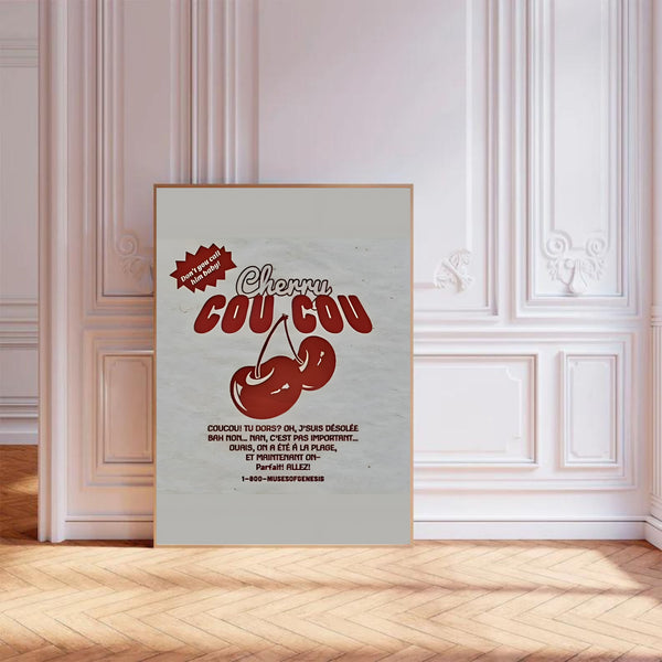 Cherry Cou Cou | Wall Art Print