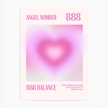 Load image into Gallery viewer, Angel Number 888 Balance Heart Aura
