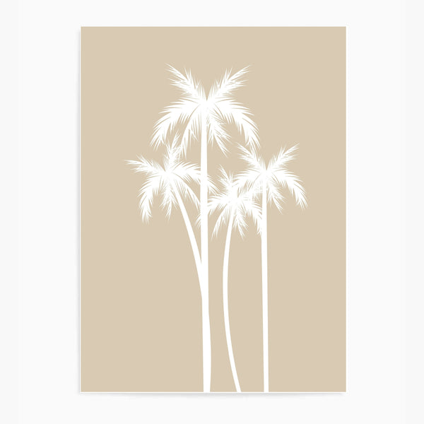 Palm Trees Neutral I | Wall Art