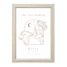 Load image into Gallery viewer, Personalised &#39;The Leo Woman&#39; Zodiac
