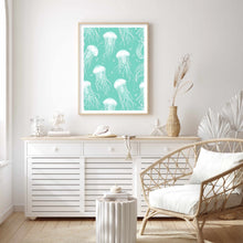 Load image into Gallery viewer, Jellyfish Green | Wall Art
