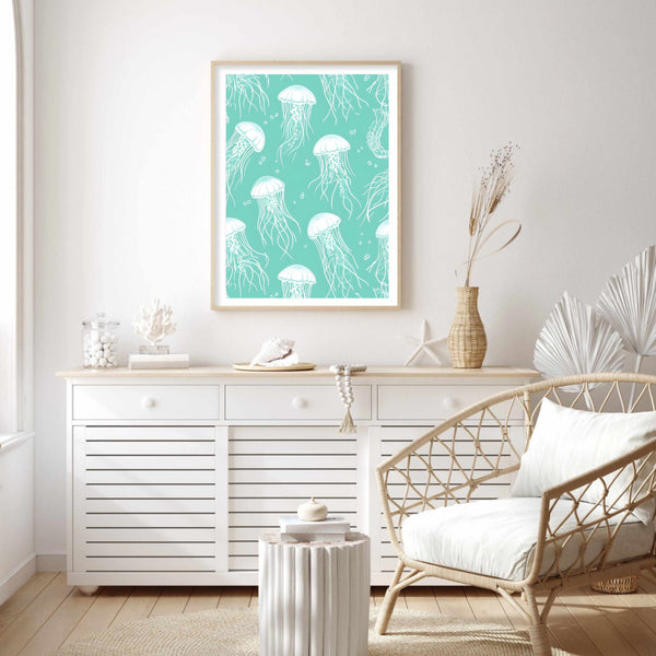 Jellyfish Green | Wall Art