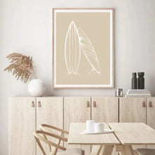 Load image into Gallery viewer, Surfboards Neutral | Wall Art
