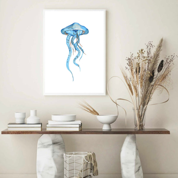 Jellyfish Cool Tones III | Wall Art