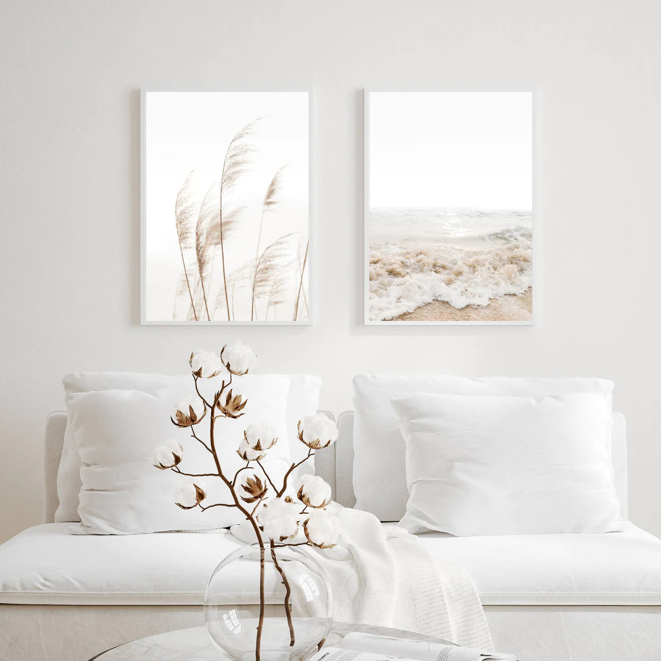 Coastal Waves III Set of 2 | Gallery Wall Art