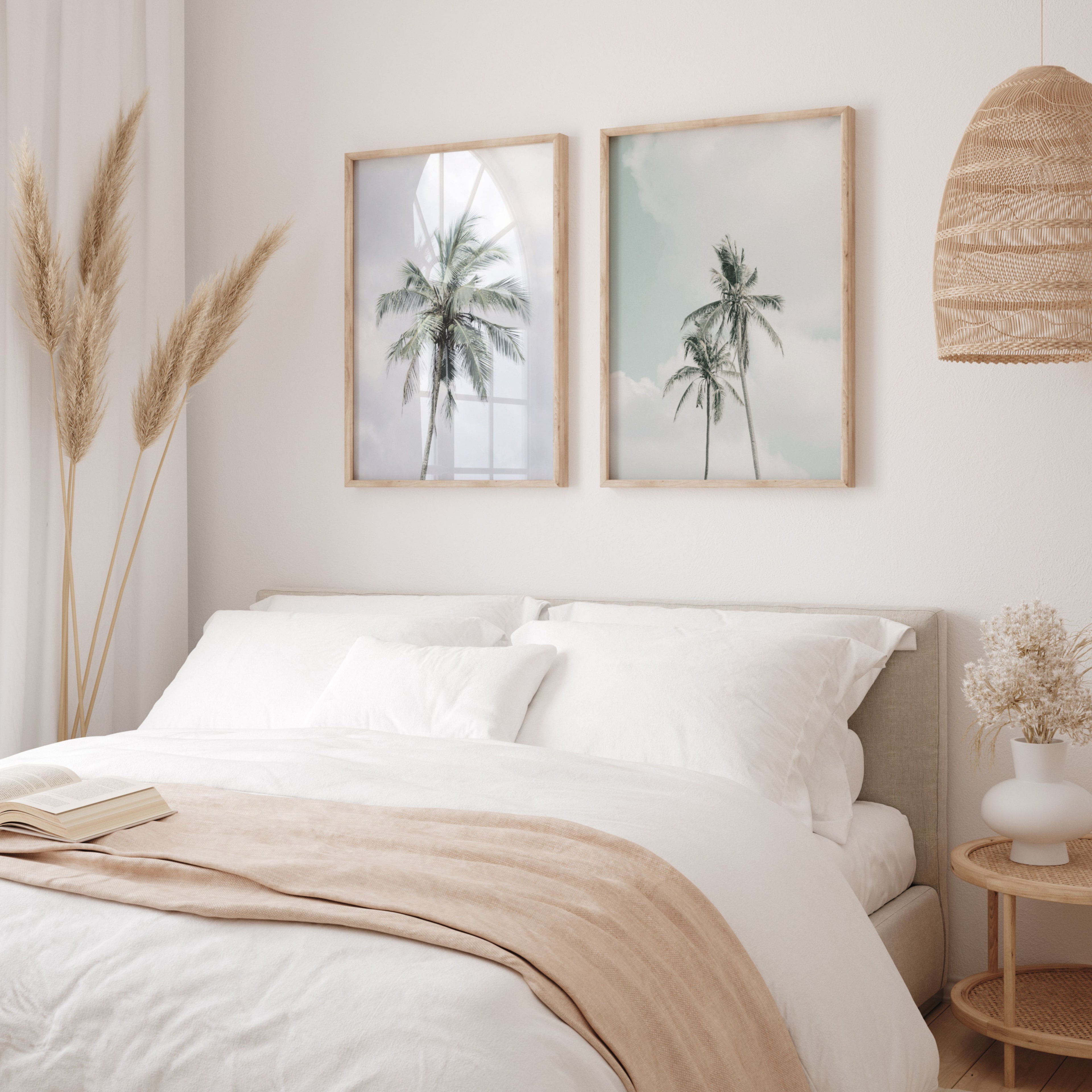 Palm Trees Set of 2 | Gallery Wall Art