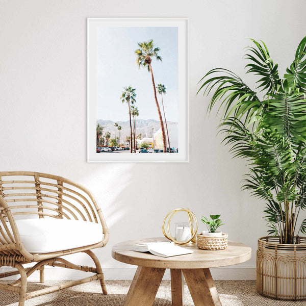 Palm Trees & Hills | Art Print