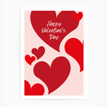 Load image into Gallery viewer, Happy Valentine’s Day Red Hearts
