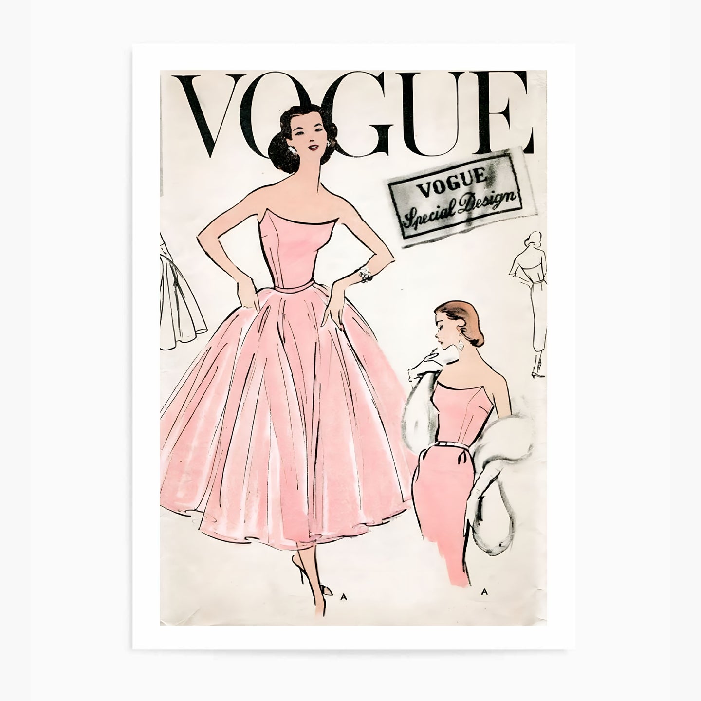 Vintage Vogue | Wall Art Print