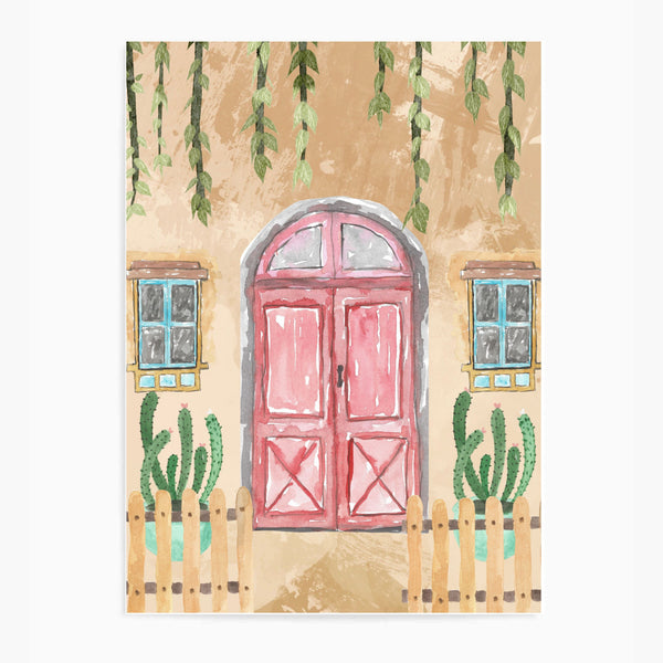 Watercolour Door | Wall Art