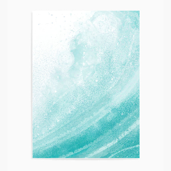 Crashing Waves Blue | Wall Art