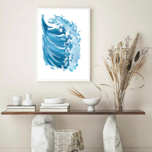 Waves Blue II | Wall Art