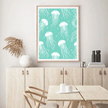 Load image into Gallery viewer, Jellyfish Green | Wall Art
