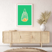 Load image into Gallery viewer, Shopping Bag Green | Wall Art
