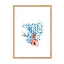 Load image into Gallery viewer, Coral Blue &amp; Orange Tones | Wall Art
