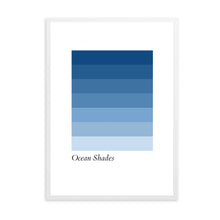 Load image into Gallery viewer, Ocean Shades Blue Colour Swatch | Wall Art
