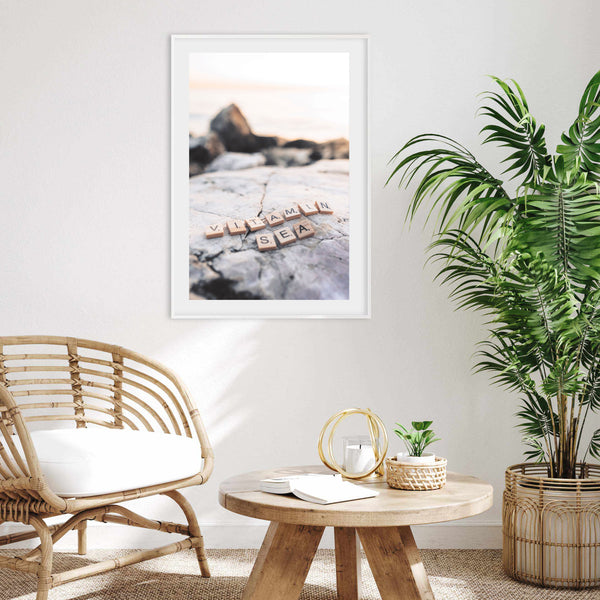 Vitamin Sea Beach | Art Print